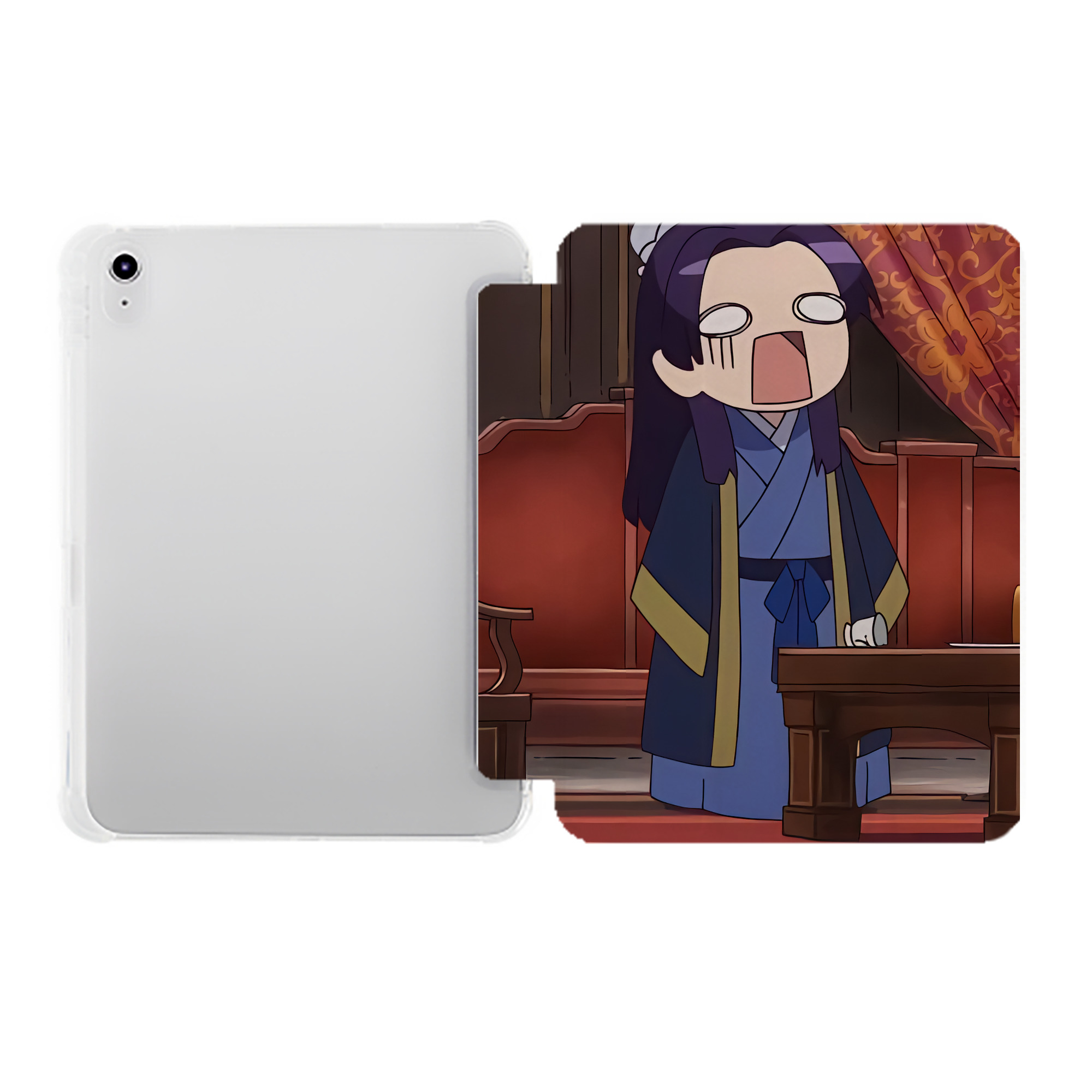 （画像用） 薬屋のひとりごと The Apothecary Diaries IPad ケース ペン収納付き 三つ折りスタンド PUレザー×シリコン 対応機種9.5/10.5/10.9インチ